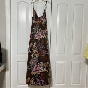 Boho paisley maxi dress